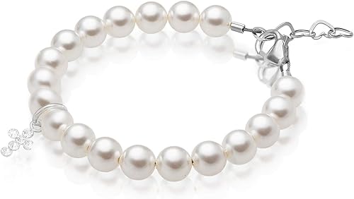 pearl christening bracelet