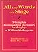 All the Words on Stage: A Complete Pronunciation Dictionary for the Plays of William Shakespeare by 