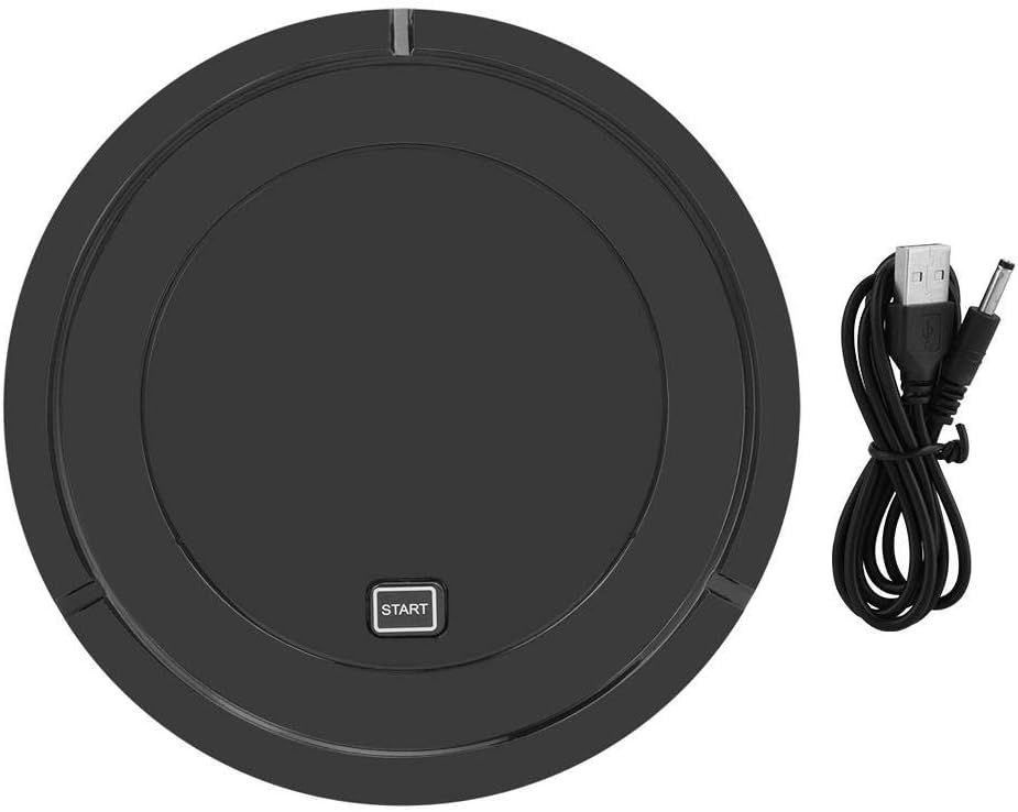 Robot Vacuum Cleaner, Intelligent Super-Thin Robot Vacuum Cleaner USB Mini Smart Cleaner Sweeper for Home Appliances, Wooden Floor, Carpet etc