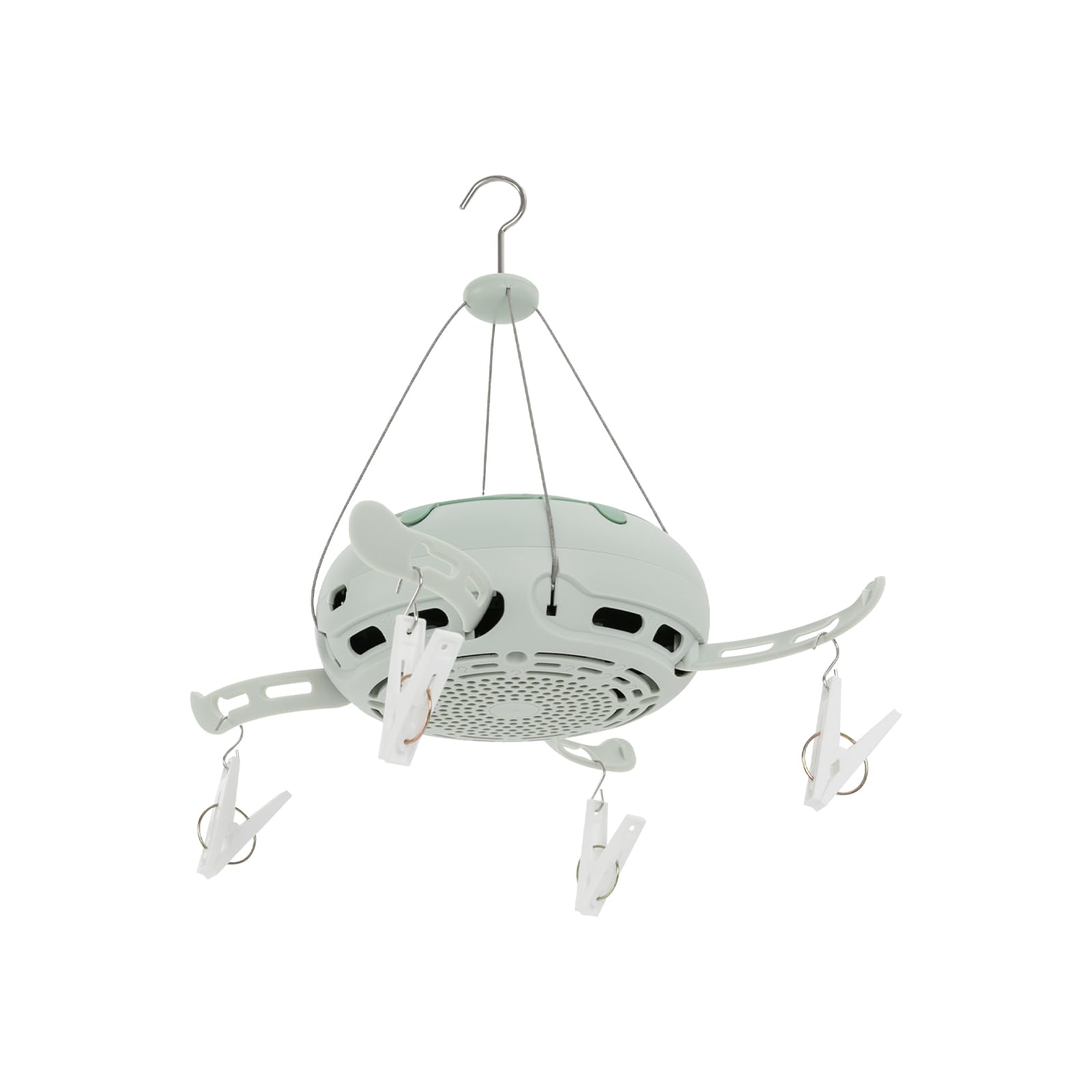 Portable Clothes Dryer, Multifunctional Clothes Dryer, Clothes Hanger Columns & Side Rotaing Brackets, Collapsible Small Clothes Dryer Drying Machine