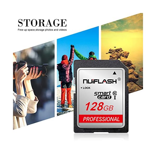 SD Card 128GB Memory Card Fast Speed Flash Memory Card Class 10 for Camera and Other SD Card Compatible Devices(128GB) – Bild 6