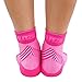 BLITZU Compression Socks for Plantar Fasciitis, Achilles Tendonitis, Arthritis Relief, Ankle Brace Compression Sleeve with Foot Arch Support, Ankle Wrap for Women, Men, Swelling & Heel Pain Pink L-XL
