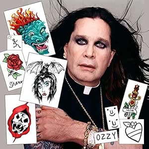 Amazon.com : Ozzy Osbourne Temporary Tattoos | REALISTIC | Life-Sized
