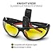 BLUPOND Night Driving Glasses - Chopper - Semi Polarized Night Diver Clear Vision Motorcycle Riding - TAC Anti Glare