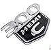 Chrome Black 300 C Hemi Rear Trunk Boot Lid Hatch Tailgate Side Emblem Badge Decal for Chrysler