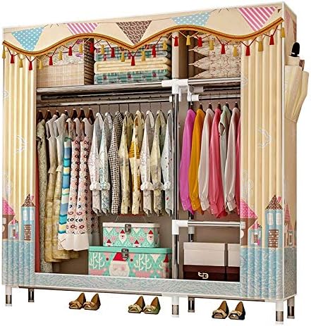 Wardrobe Canvas, Simple Cloth Upgraded Simple Single Pack Cloth Double, 1