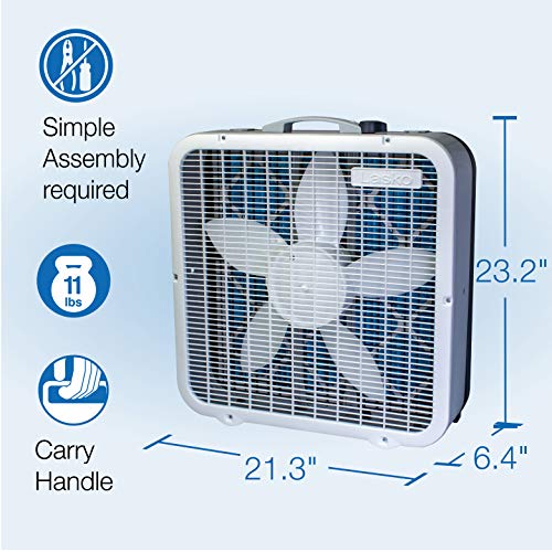 Lasko Air Flex 2 In 1 20 Inch Box Fan And Air Purifier In One With Merv10 Air Purifying Filter For Cleaner Air And A Cooling Breeze Ff305 Pricepulse