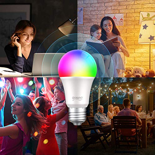 Smart Light Bulb Gosund RGB Color Changing LED Bulbs That Works with