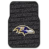 NFL Baltimore Ravens Two-Pack Front Car Floor Mat