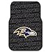 NFL Baltimore Ravens Two-Pack Front Car Floor Mat