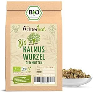 Bio-Kalmuswurzel natur (250g) getrocknet geschnitten (Kalmuswurzeltee) kbA Kalmus – Natural Acorus Calamus Root Organic