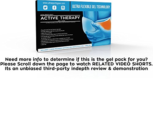 Active Therapy Hot and Cold Gel Pack - Ultra Flexible Ice Packs for Injuries, Pain & Muscle Aches w/Heat for Maximum Relief & Comfort (Full Size - 21.5x13 in.) - Thumbnail 6