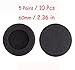 Bingle Ear Cushions Foam Replacement for Plantronics Supra Plus Encore and Most Standard Size Office Telephone Headsets H251 H251N H261 H261N H351 H351N H361 H361N (10 Pack)(BEC-FM10)
