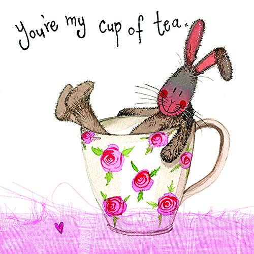 Alex Clark You're My Cup Of Tea Rabbit Card