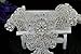 Elegant Sash Wedding Applique Rhinestones for Women Bridal Garter Silver Applique