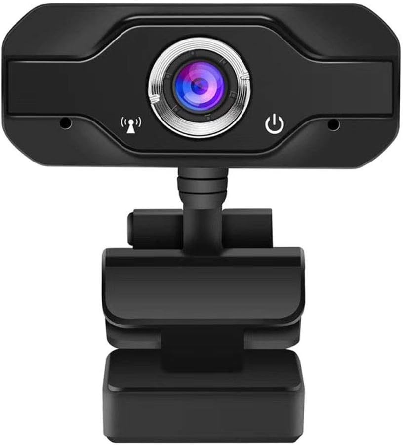 CHENDONGMU 1080P Full HD Computer Webcam, Wide View Angle Webcam, 1080P/30fps Live Streaming Camera for PC Mac Laptop Desktop Video Calling and Recording
