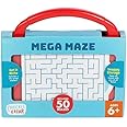 Chuckle & Roar - Mega Maze - Reusable Dry Erase - Travel Maze Game - Great for Road Trips - Ages 6 and up
