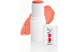 BOOM! BY CINDY JOSEPH Boomstick Golden Peach ™ - Warm, Coral-Peach Blush Stick and Lipstick - Multistick, Vegan, Makeup for Older Women and Mature Skin Boom Stick By Cindy Joseph