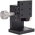 Walfront Precision Z Linear Stage Manual Slide Table Z Trimming Cross Roller Adjustable Lifting Stage 40x40mm, Xy Axis Rotation Positioning Stage