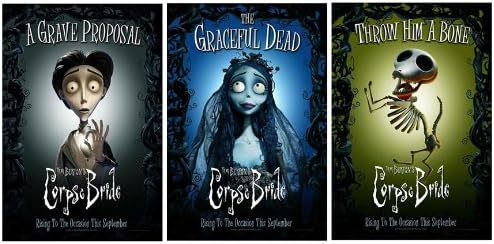 Corpse Bride Original Poster Set