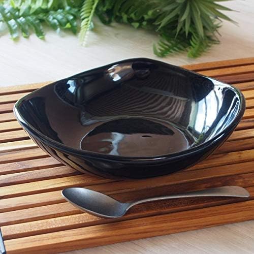 カレー皿 黒つや マロン 23cm変形ボウル 黒 食器 カレーライス ビーフシチュー サラダボウル 大鉢 深皿 ボウル おしゃれ オシャレ 美濃焼 おうち時間 B0x343n8 1 535円 全品最安値に挑戦 70 Offアウトレット 新作 人気の定番 ランキング総合1位