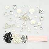 MINI KITTY DIY 3D Bling flower Rhinestone Cross Cell Phone Case Resin Flat back Kawaii Cabochons Deco Kit / Set ,cellphone diy ,merry christmas gift ,xmas for iphone 4 4S ,iphone 5 5c 5G,for iphone 6 iphone 6 plus for samsung note 4 samsung s5 mini s5 i9600 for samsung galaxy s3 i9300 ,for samsung galaxy s4 i9500 for sony/htc/nokia/google etc