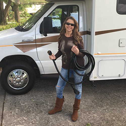 TWB Smart 50 Amp RV Extension Cord, Heavy Duty 25 Foot NEMA 14 50 Power Cord for RV, Motor Home, Trailer, Electric Car Level 2 Charging, 6 Gauge, UL Listed Power Cord. 125V/250V two phase (Nema 14-50)