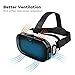 HooToo 3D VR Headset with Magnetic Trigger, Lightweight Virtual Reality Goggles - 3rd Generation VR Box (VR Glasses - No External Remote Needed)