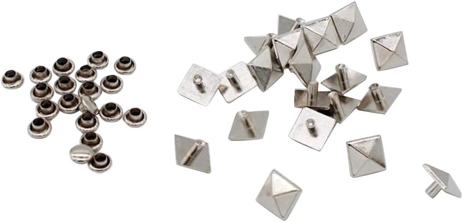 Amazon Co Jp Sharprepublic ピース 個ダブルキャップスクエアリベット洋服用ベルト9mmスパイクバッグベルト修理 おもちゃ