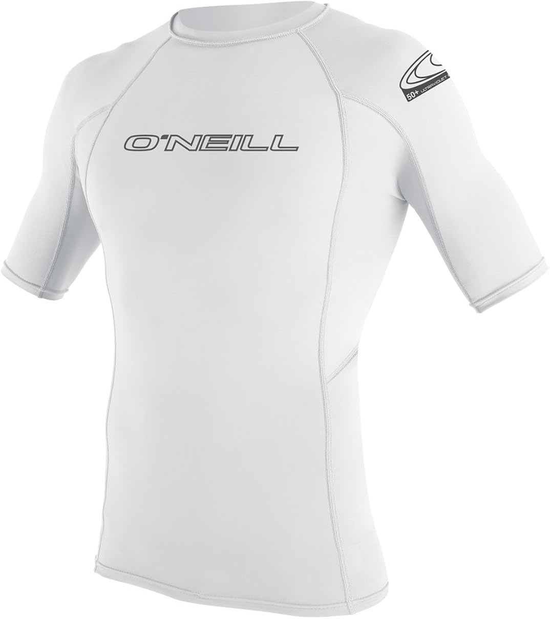 O'Neill Men's Basic Skins UPF 50+ Short Sleeve Rash Guard: Clothing