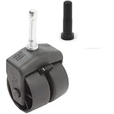 Set of 4 Locking Bed Frame Casters with Sockets