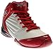 AND 1 Men's Master 2 Mid White/Varsity Red/Black Basketball Shoe - 10.5 D(M) US