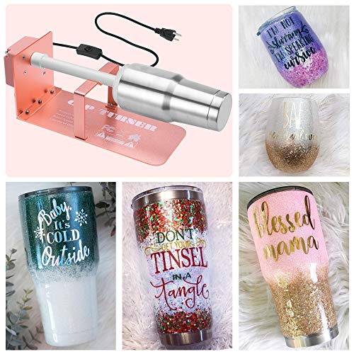 CPPSLEE Cup Turner For Tumblers, Metal Frame Tumbler Turner Machine Kit, Tumbler Spinner DIY