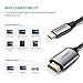 UGREEN USB C to HDMI Cable (4K@60Hz) 10FT, Type C to HDMI Adapter Thunderbolt 4/3 to HDMI for Home Office Compatible with iPhone 17 Pro Max, MacBook Pro Air iPad Pro, XPS, Galaxy S25, Steam Deck