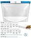 PureSiliconeWare 0.6 Gallon (74 oz) Reusable Silicone Kitchen Bags Freeze Heat Microwave Steam Store Sous Vide