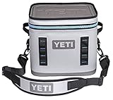 YETI Hopper Flip 12 Portable Cooler, Fog Grey/Tahoe Blue