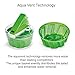 Zyliss Swift Dry Salad Spinner Large - Plastic Lettuce Colander and Spinner - Vegetable and Fruit Washer and Dryer - Dishwasher Safe Produce Tosser and Salad Spinner - Green, Large