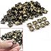 Mini-Factory 100 PCS DIY Metal Bronze Nailhead Punk Spikes Spots Pyramid Studs For Leathercraft / Shoes / Clothing and more(Size:10MM, Color:Bronze, QTY:100 Pieces)