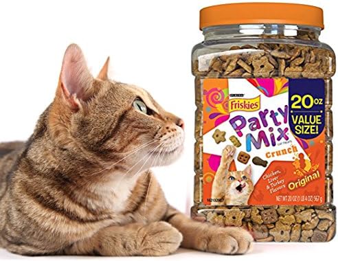 Purina Friskies Party Mix Crunch Cat Treats, 20 oz. (Original Crunch)