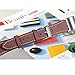 bayite Leather Bands Compatible Fitbit Charge 2, Replacement Accessories Straps Women Men, Chocolate Brown