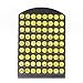 YEYULIN Round Yellow Resin Stud Earrings Girl 36 pairs Jewelry
