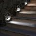 OxyLED TSP-02 Solar Motion Sensor LED Wall Mount Path Light, Silver