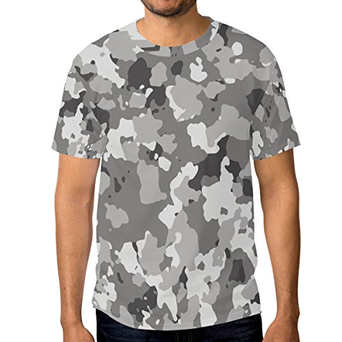 Military Camo Camouflage Pattern Print Men's Short Sleeve T-Shirt Top Tee