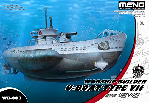 Meng Model Warship Builder U-boat Type Vii Cartoon Ship