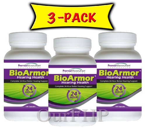 BioArmor Hearing Health 180 count by Premier Micronutrient - 3 PACK BioArmor Hearing Health 180 count by Premier Micronutrient - 3 PACK