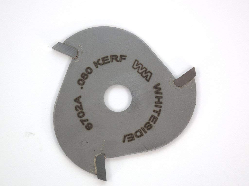 3-Wing, .080" Slotting Cutter, Whiteside# 6702A