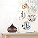 VicTsing 300ml Essential Oil Diffuser, Wood Grain Ultrasonic Aroma Cool Mist Humidifier for Office Home Bedroom Baby Room Study Yoga Spa (Brown)