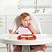 Munchkin Lil' Apple Divided Toddler Plates, 3 Count