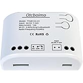 Smart WiFi Wireless Relay Switch Module, Tuya 1CH AC/DC 7-32V/ USB 5V | Smart Life Remote Control, Dry Contact Momentry Switch Compatible with Alexa and Google Home