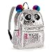 UPD 16” Full Size Wonder Nation Panda 2 Way Sequin Critter School Backpack Kids